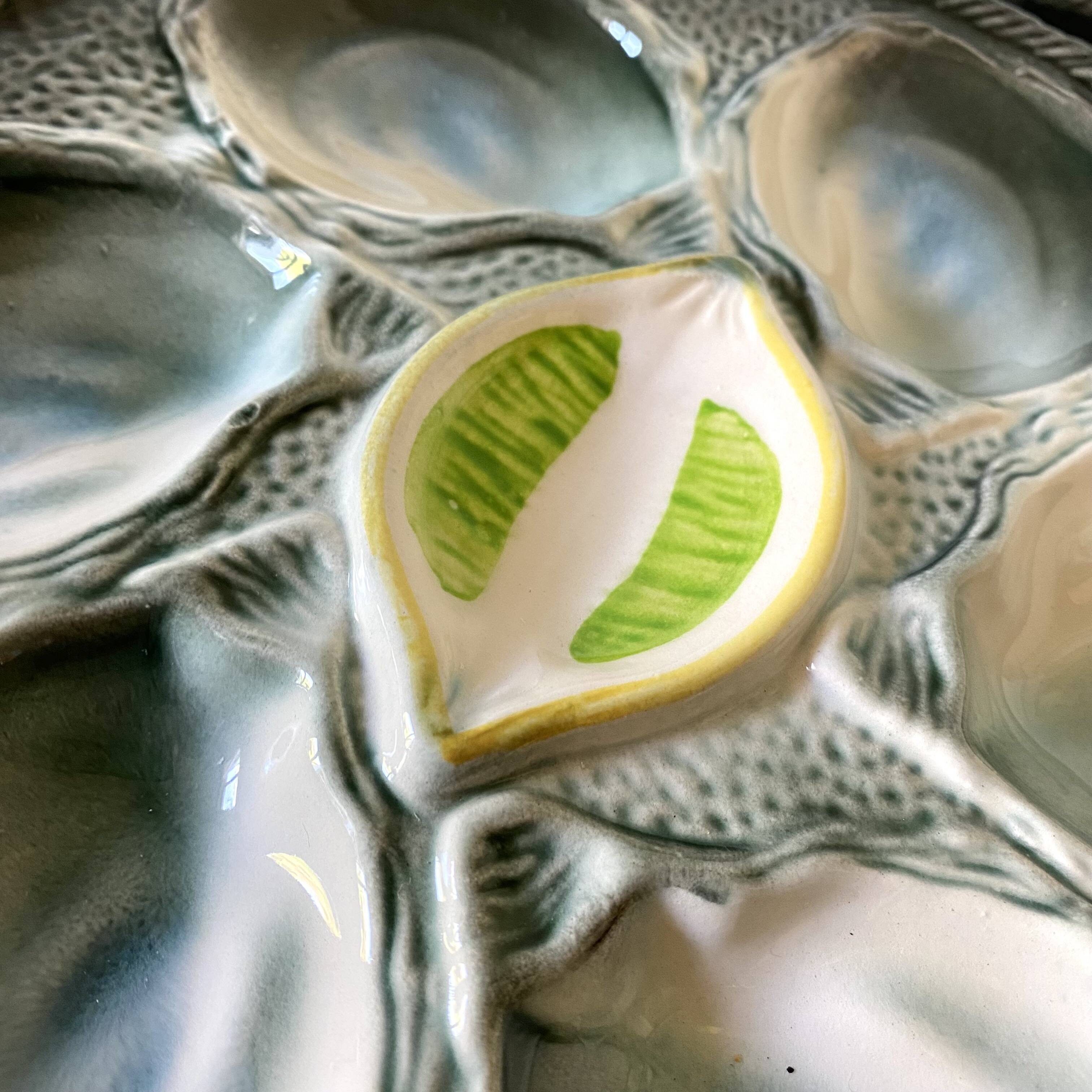 St Clément oyster slip plates