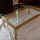 Table basse design Pierre Vandel années 70