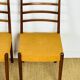 3 chaises scandinave 1960