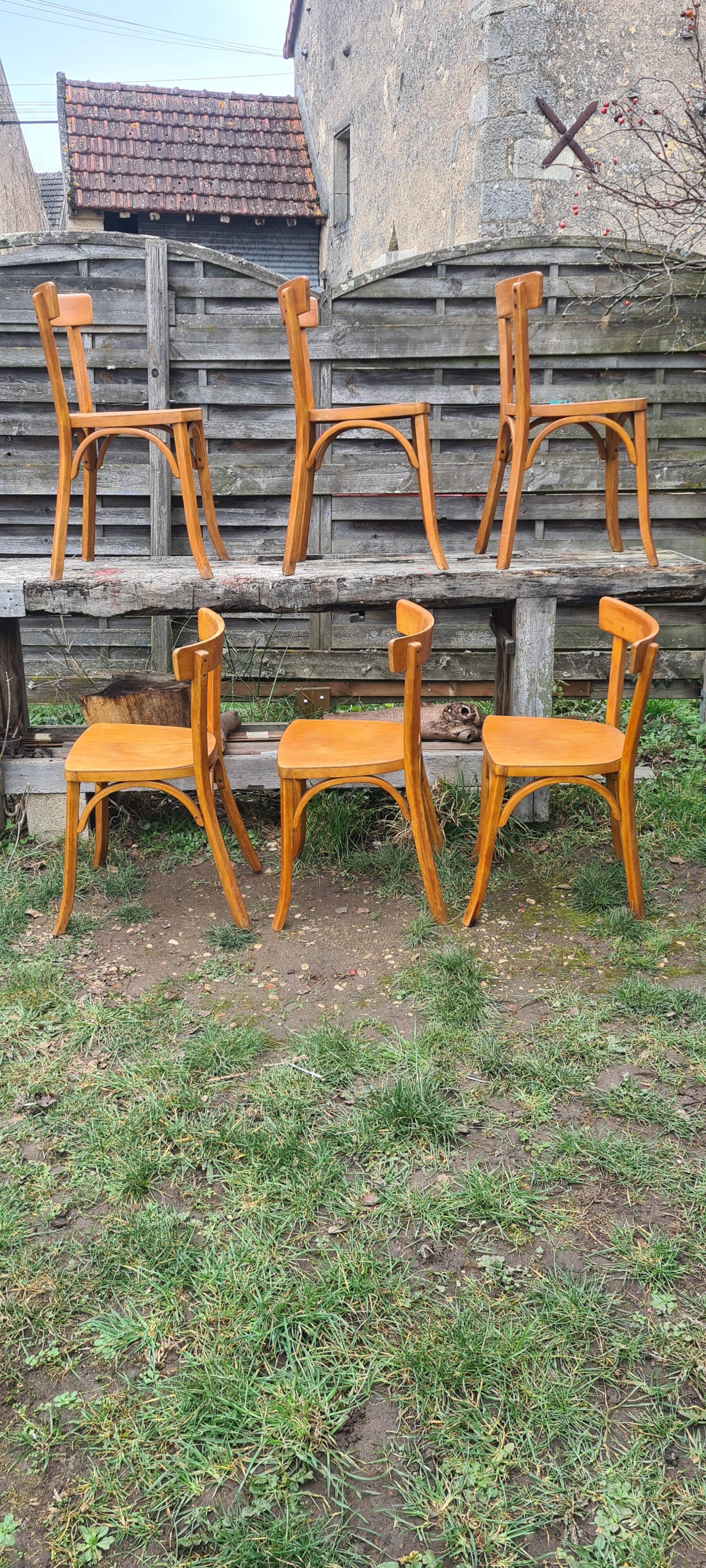 Set of 6 Luterma "bistro" chairs
