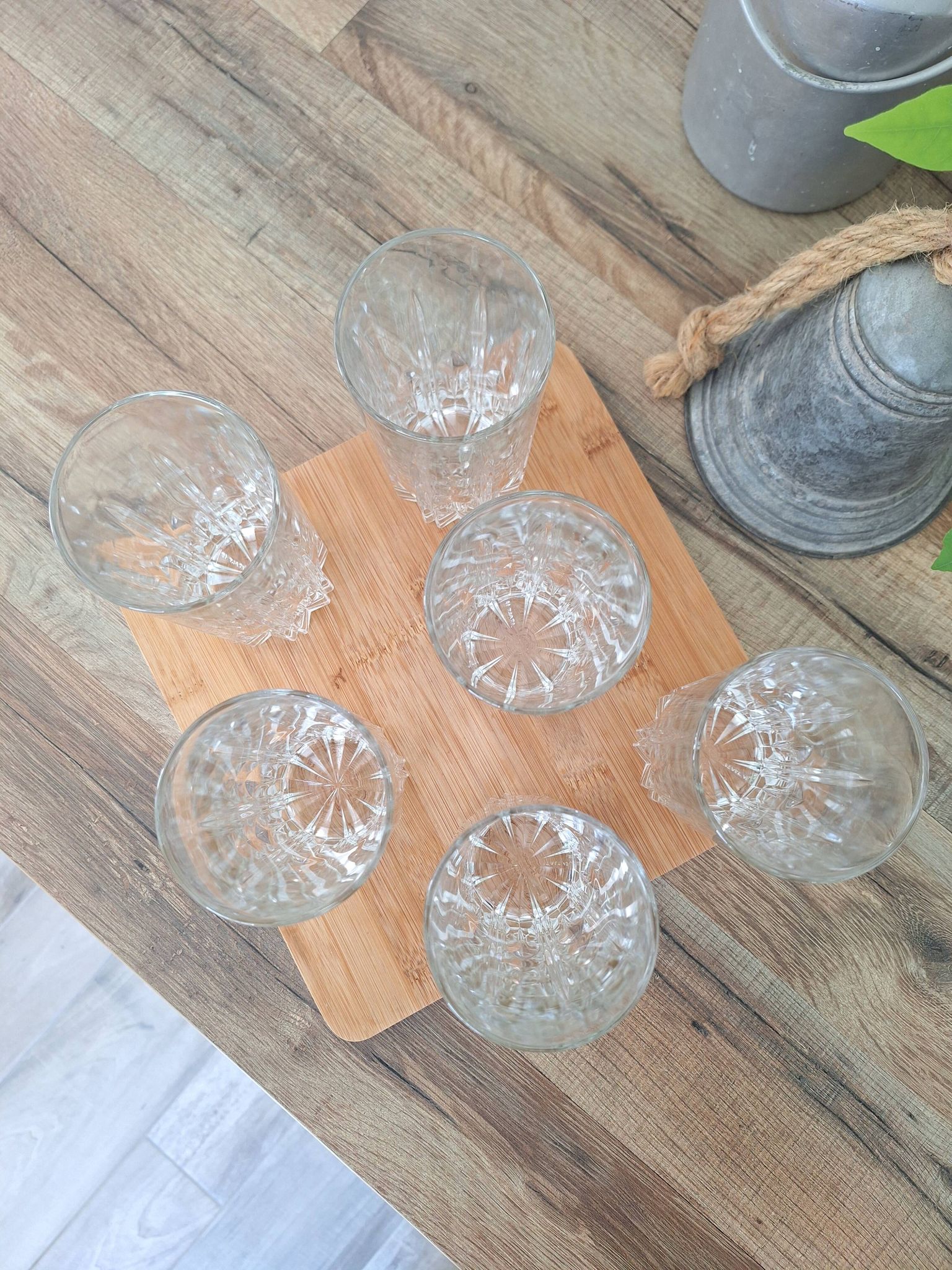 Verres Italien à apéritif ou à eau des années 80's