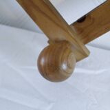 Vintage pine accordion coat rack