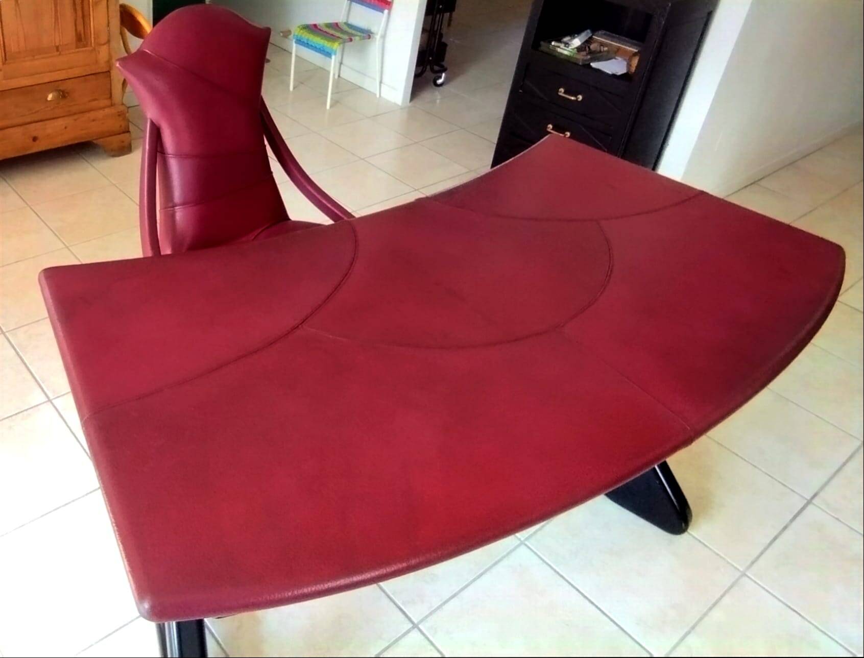 Desk and chairs franck poyeton