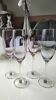 Lot 4 multicolored champagne flutes