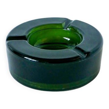 Sendiver bar ashtray, bottle green, 1970