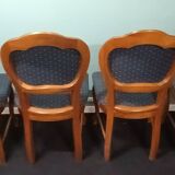 4 Louis Philippe clover chairs