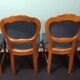 4 chaises Louis Philippe trèfle