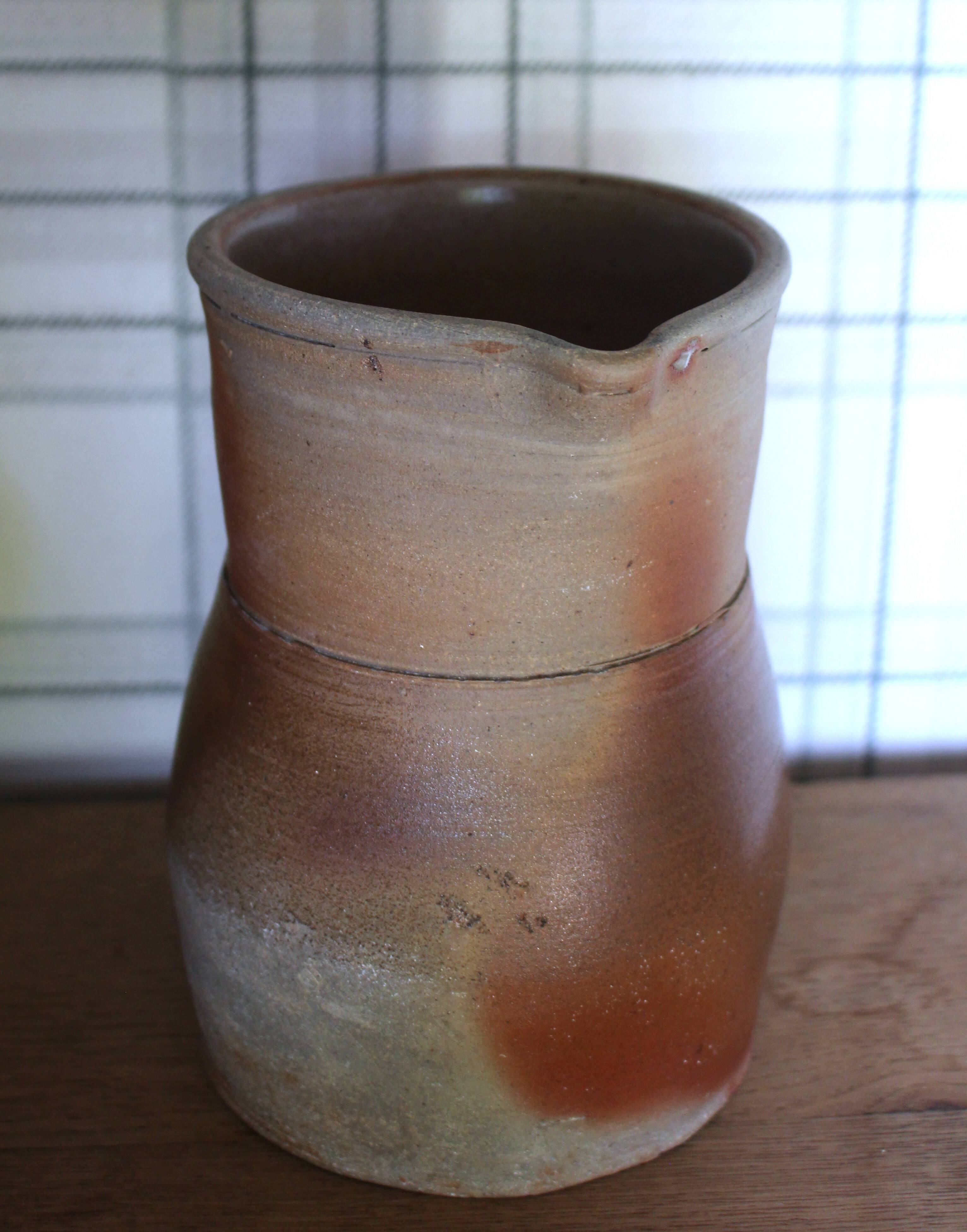 Carafe Cruche pot terre cuite anse bec verseur