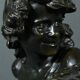 Bronze “Laughing Child”, signed A.Injalbert – Late 19th century