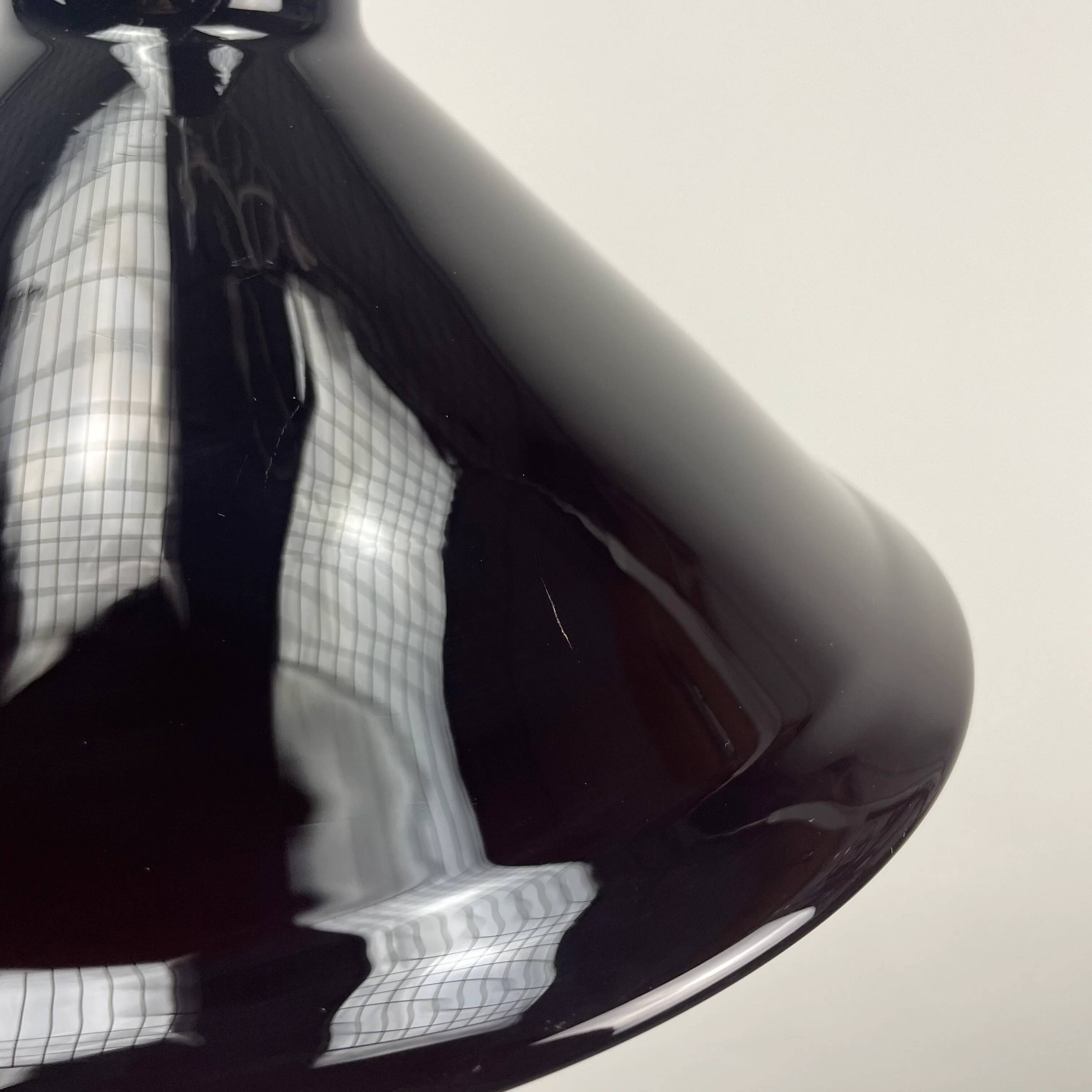 Danish purple glass pendant by Michael Bang for Holmegaard 1972