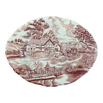 Porcelain dish English Style Lunéville