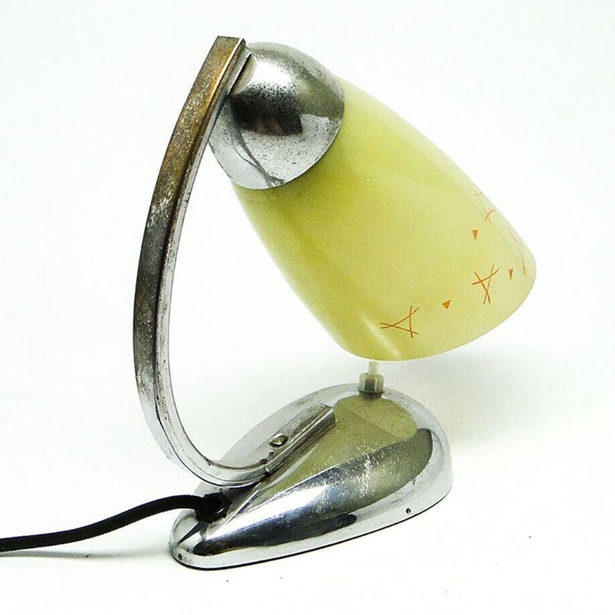 Bedside table lamp by J. Hurka for Napako, former Czechoslovakia, 1960s