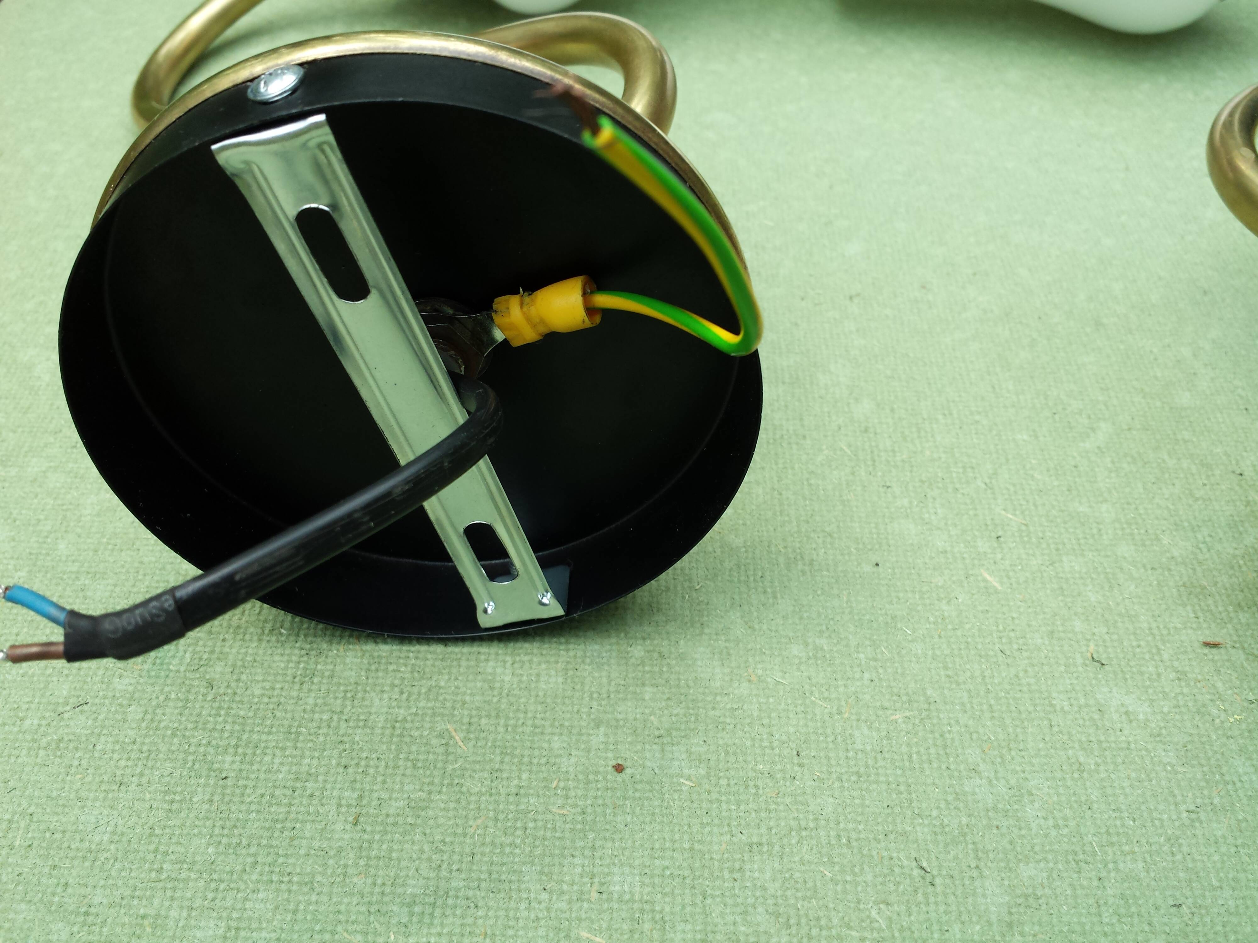 Pair of White Opaline Wall Sconces