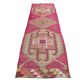 3x10 Super Soft Pink Turkish Runner Rug, 100x317Cm