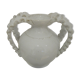 Vase blanc à 4 anses