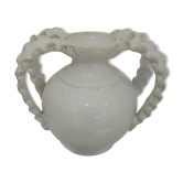 Vase blanc à 4 anses