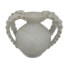 White vase with 4 coves