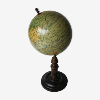 Globe Earth vintage world map
