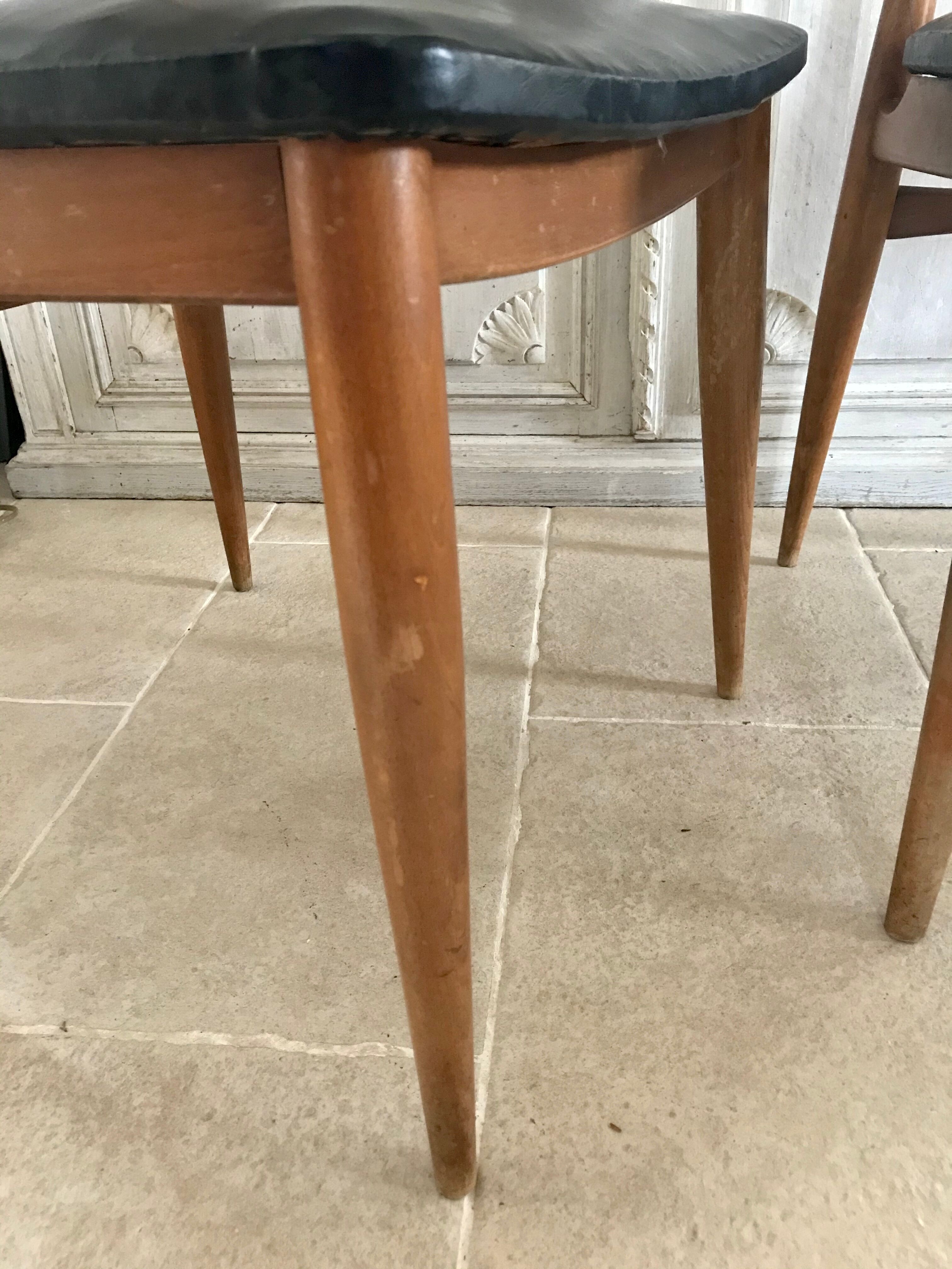 Pair of vintage Scandinavian chairs