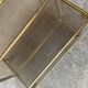 Vintage Folding Trolley in Gold Brass and Plastic