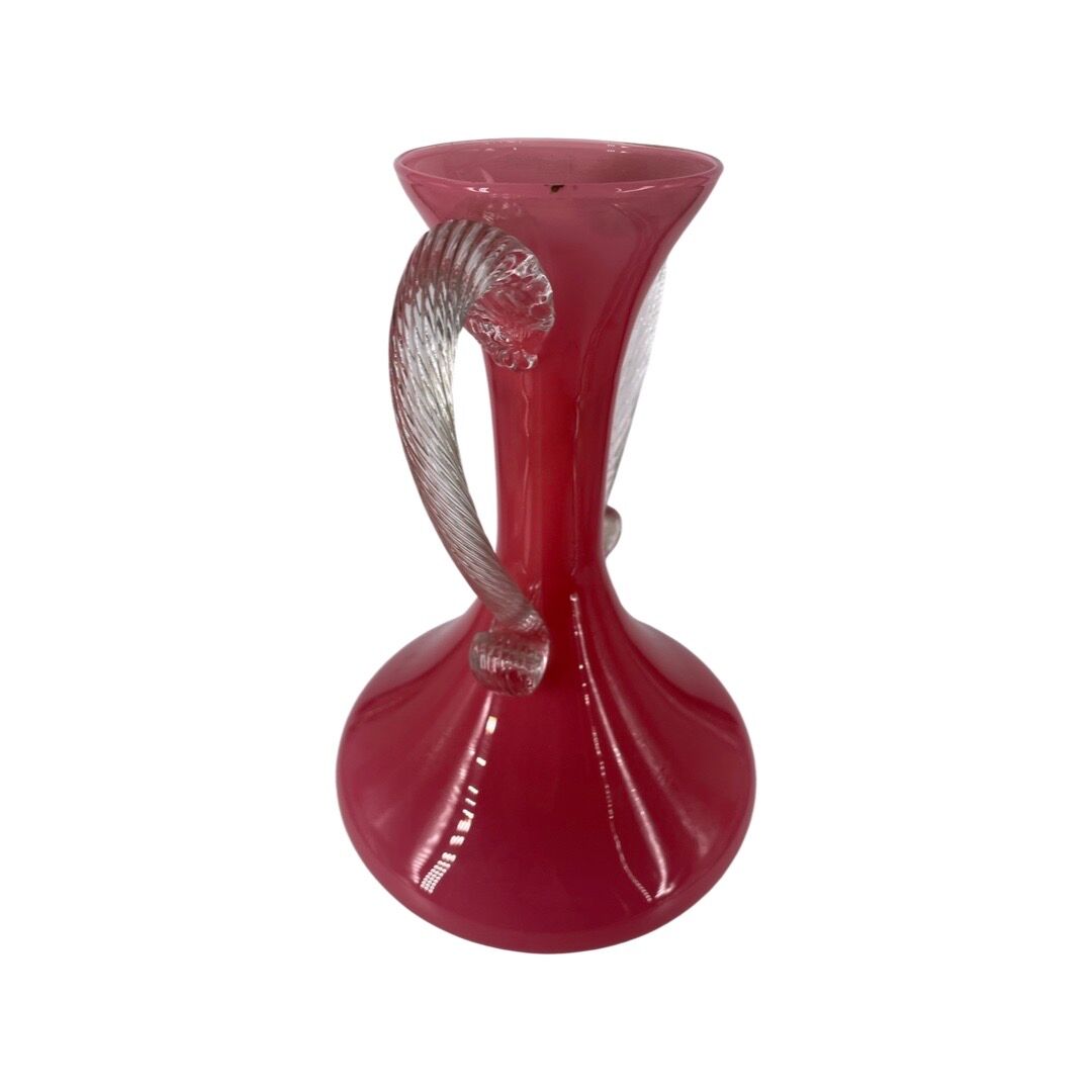 Vintage Murano pink vase