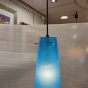 Blue tech lamp, Murano crystal, Vetreria Vistosi, 70's – Italy