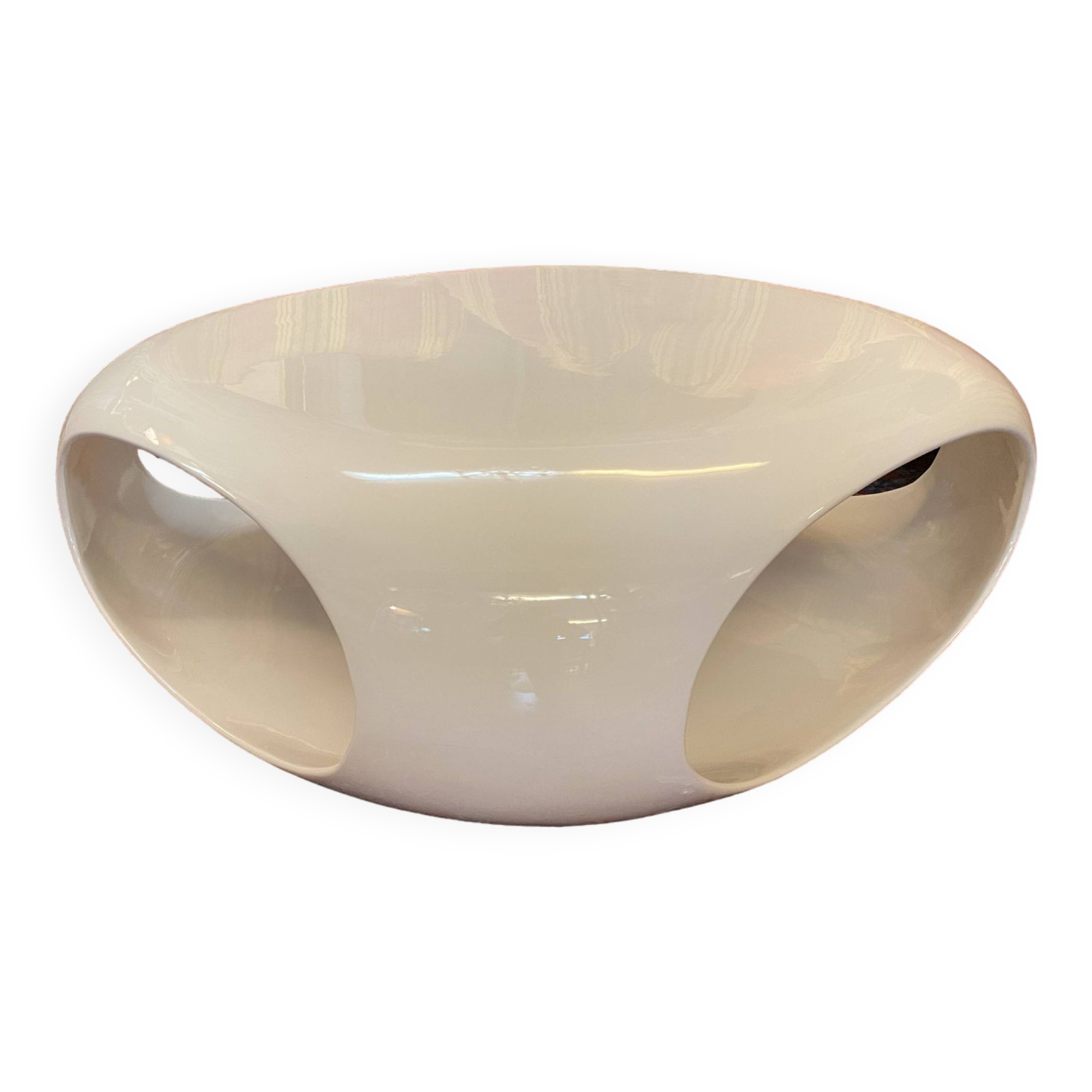 80s fiberglass coffee table