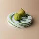Vert Murano glass swirl bowl by Sergio Asti for Venini, Italian 1970s