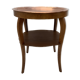 Art deco side table, copper top 1930s