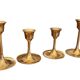 Set of vintage Scandinavian candlesticks