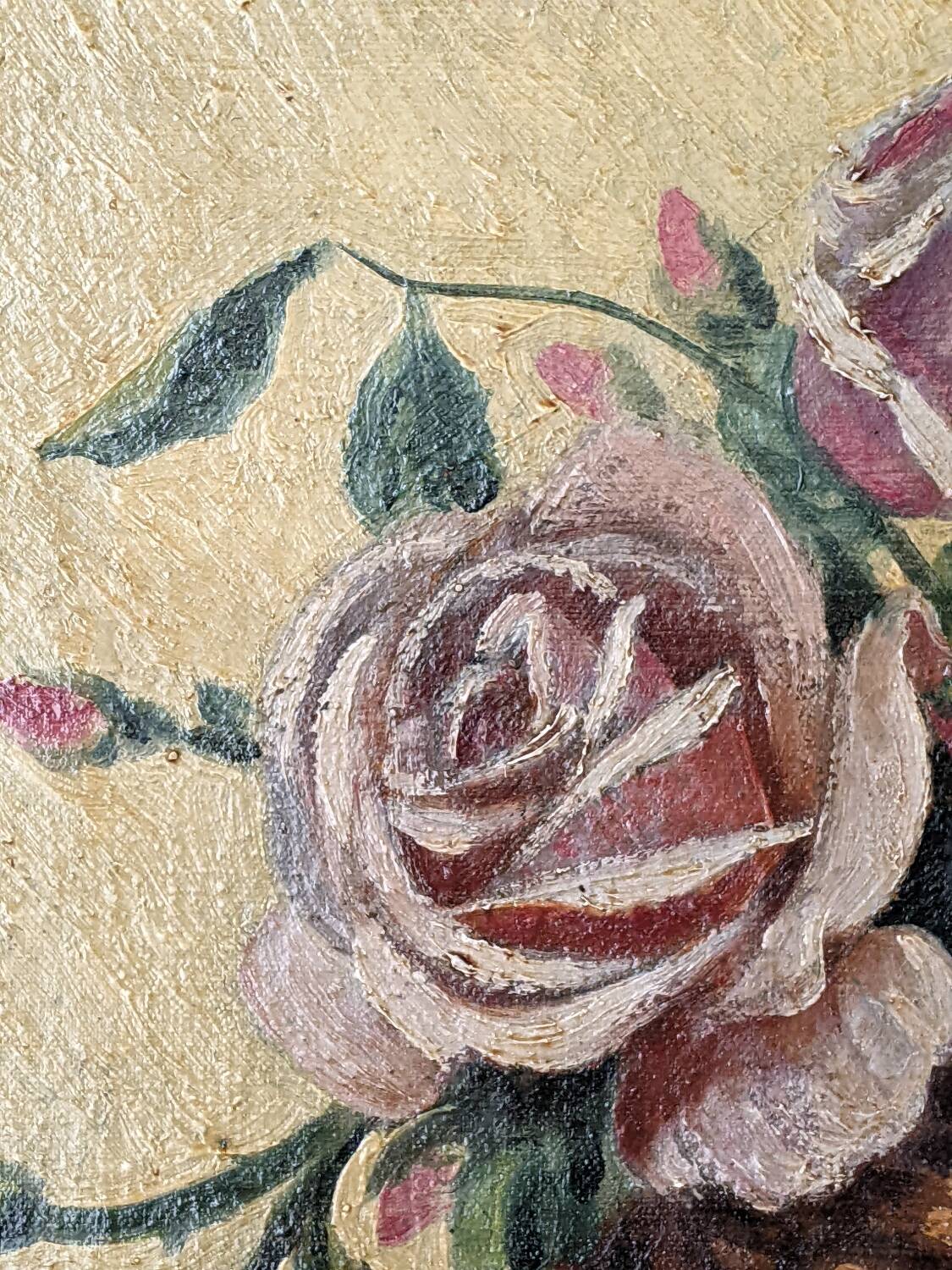 Acrylic on canvas decoration country bohemian still life