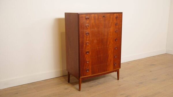 Commode danoise 7 tiroirs vintage en teck