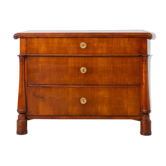 Biedermeier Chest of Drawers in Cherry Wood, Mid 19th Century