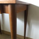Old desk round feet Scandinavian style