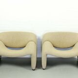 Pierre Paulin pair of F598 Groovy lounge chairs for Artifort, The Netherlands