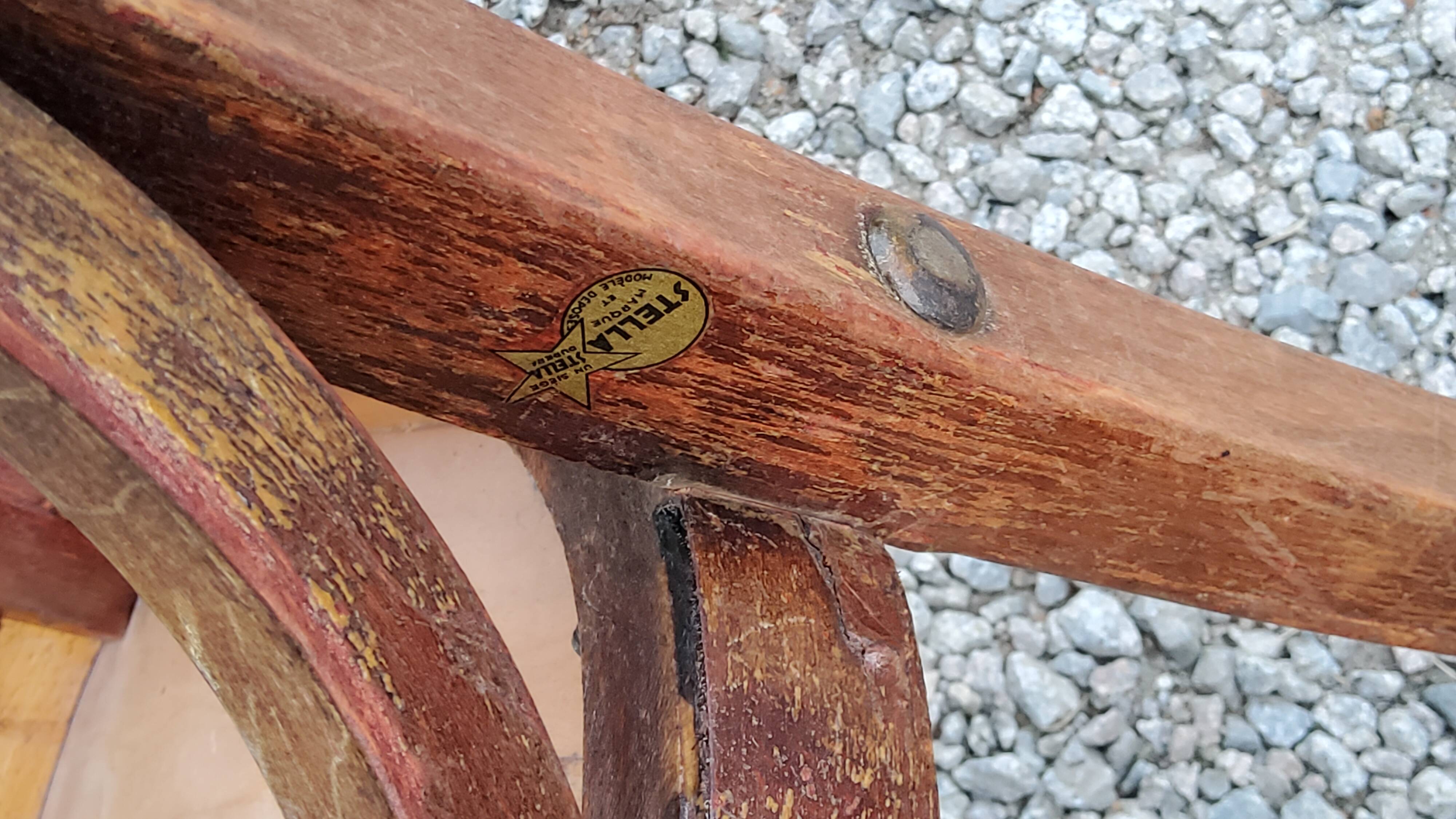 Set of 5 Stella bistro chairs from the 50s