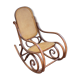 Bentwood & cane cane rocking chair