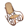 Bentwood & cane cane rocking chair