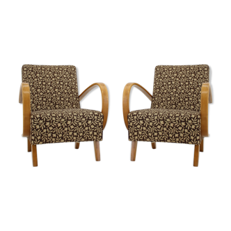 Set fo two armchairs by Jindřich Halabala, Czechoslovakia