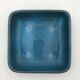 Hollow cup enamelled terracotta, turquoise, by Dawn Chatoney - 20th, 21st century