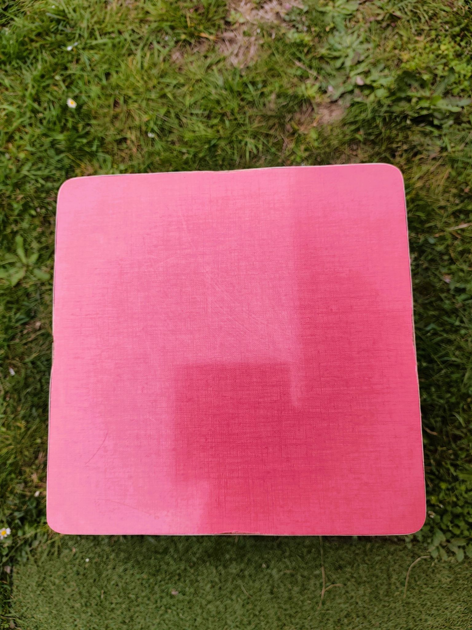 Vintage storage stool