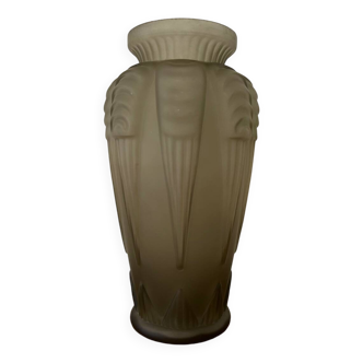 Vase art deco signé Espaivet France vintage