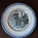 Ancienne assiette  décorative  h.b & cie  terre de fer