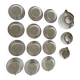 Limoges porcelain tea service Charles Ahrenfeldt silver trim Beautiful É