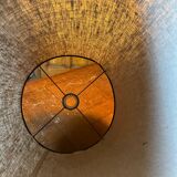 Large 70s brown lampshade
