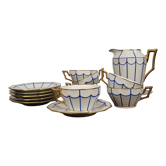 Art Deco coffee service - Limoges porcelain
