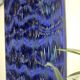 Tableau texturé contemporain Bleu imprimé  Ref cobalt