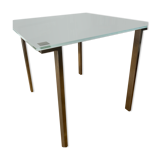 Jean Nouvel glass table by Cassina