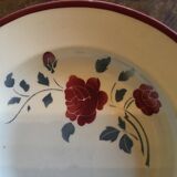 6 plates "roses" Badonviller