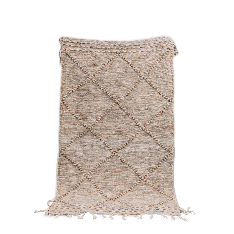 Berber carpet beige zanafi 95x155 cm